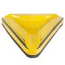 Cinzeiro de Mesa para Charutos P/3 de Cerâmica Amarelo e Dourado - 1