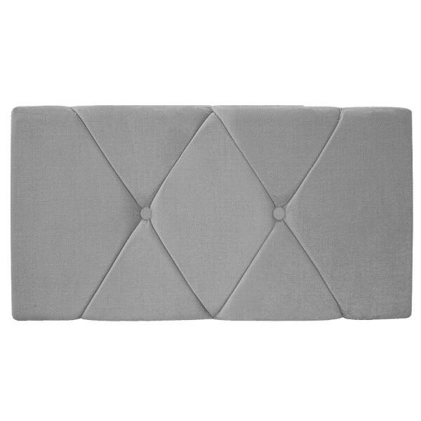 Cabeceira Suspensa Córdoba 90 cm Solteiro Linho Cinza - ADJ Decor - 1
