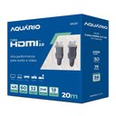 Ver imagem 3 de Cabo Hdmi Aquario 2.0 4K 3D 19 Pinos 20 Metros - 4K20