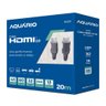 Cabo Hdmi Aquario 2.0 4K 3D 19 Pinos 20 Metros - 4K20 - 3