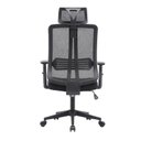 Ver imagem 5 de Kit 10 Cadeiras de Escritório Presidente King em Tela - Preta