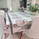 Ver imagem 2 de Toalha de Mesa Pvc Transparente 2,10x1,40 Impermeável Mod 09