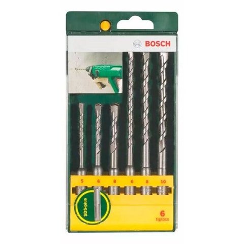 Jogo de brocas para concreto Bosch SDS Plus 6 peças