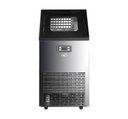 Ver imagem 1 de Máquina de Gelo Profissional Hq 45kg Turbo Ice Preta e Inox Hq-hqmgi45 220v