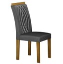 Ver imagem 5 de Mesa Doha 1,60 Decor/off Tampo Off C/vidro 6 Cadeiras Doha