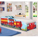 Ver imagem 1 de Cama Infantil Premium Kids Carro Trem Piuí Express