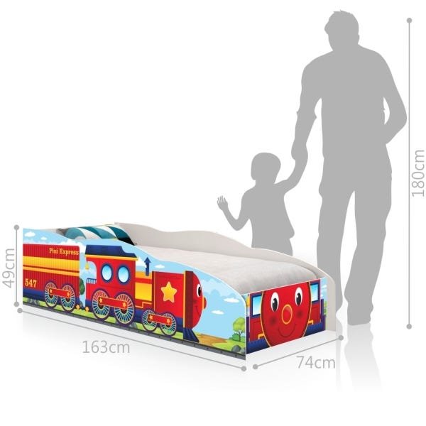 Cama Infantil Premium Kids Carro Trem Piuí Express - 3