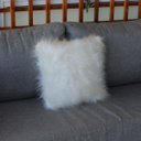 Ver imagem 2 de Capa Almofada Premium Pelúcia Pelo Alto 40x40cm: Branco