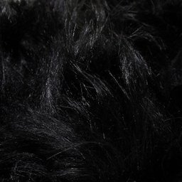 Capa Almofada Premium Pelúcia Pelo Alto 40x40cm: Preto - 4