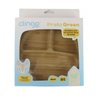 Prato De Bambu Infantil Com Divisórias E Ventosa Introdução Alimentar Bebe Criança Redondo Clingo Pr - 4