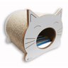 Nicho Casinha Cama Toca para gato - Happy Cat - Branco - Tecido AcquaBlock - Karsten - Entraremos em - 1