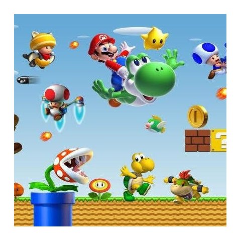 Papel de Parede Vinílico Adesivo Auto Colante , Mário Pm-1003 Mário Brós