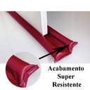 Ver imagem 2 de Protetor Porta Vedação Dupla Residencial Casa Loja 80 Cm Marrom