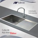 Ver imagem 2 de Cuba de cozinha Gourmet Vittace com Bancada Inox 304 Tubrax