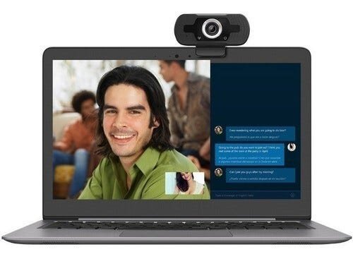 Webcam Full HD 1080P Câmera USB Live Stream Alta Resolução - Preto - 6