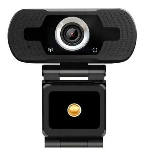 Webcam Full HD 1080P Câmera USB Live Stream Alta Resolução - Preto - 3