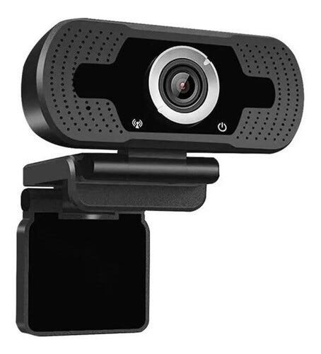 Webcam Full HD 1080P Câmera USB Live Stream Alta Resolução - Preto - 2