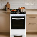 Ver imagem 2 de Fogão Suggar de Piso Cook Essence 4 Bocas com Mesa de Vidro