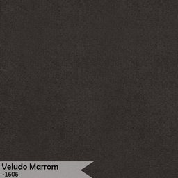 Namoradeira 2 Lugares Decorativa Luana Base Gold Veludo Marrom - Montanaris Decor Md Montanaris Deco - 6