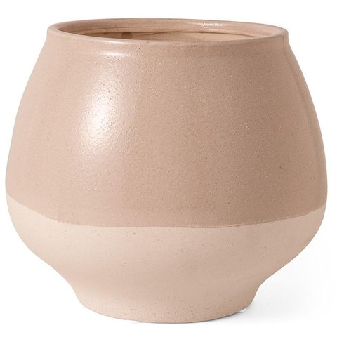 Vaso em Ceramica 2 Tons Nude Mart G