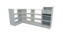 Ver imagem 1 de Balcão Caixa Vitrine Modular M2 (expositor, prateleira, atendimento, loja, pet)