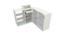 Ver imagem 6 de Balcão Caixa Vitrine Modular M2 (expositor, prateleira, atendimento, loja, pet)