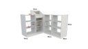 Ver imagem 2 de Balcão Caixa Vitrine Modular M2 (expositor, prateleira, atendimento, loja, pet)