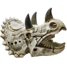 Enfeite Resina Aquario Cabeça Triceratops ( 057198 ) - Un - 1