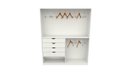 Ver imagem 3 de Armário Arara Gaveta Milena 100% Mdf (closet Lojas Sapato)