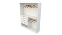 Ver imagem 4 de Armário Arara Gaveta Milena 100% Mdf (closet Lojas Sapato)