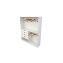 Ver imagem 4 de Armário Arara Gaveta Milena 100% Mdf (closet Lojas Sapato)