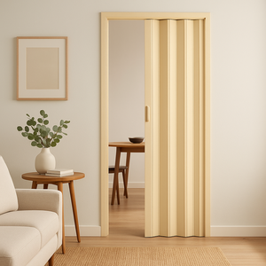 Porta Sanfonada Pvc 0,60x2,10 Multilit Bege