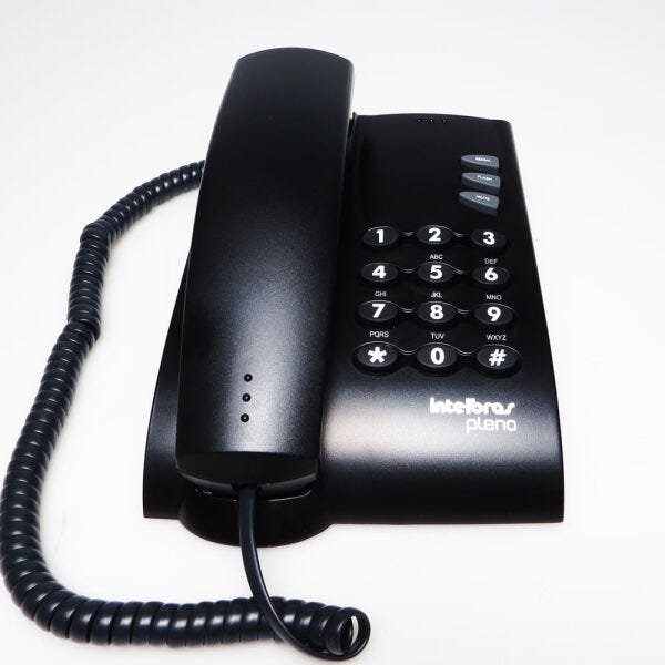 Telefone com Fio Pleno Preto Intelbras - 1
