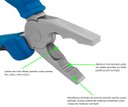 Ver imagem 4 de Alicate Profissional Universal 8 Polegadas Cabo Emborrachado