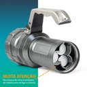 Ver imagem 3 de Lanterna Tatica 98000w Led Cree Longo Alcance Recarregável