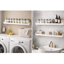 Ver imagem 2 de Kit 2 Prateleira Decorativa Porta Temperos Suporte 70cm