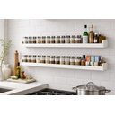 Ver imagem 1 de Kit 2 Prateleira Decorativa Porta Temperos Suporte 70cm