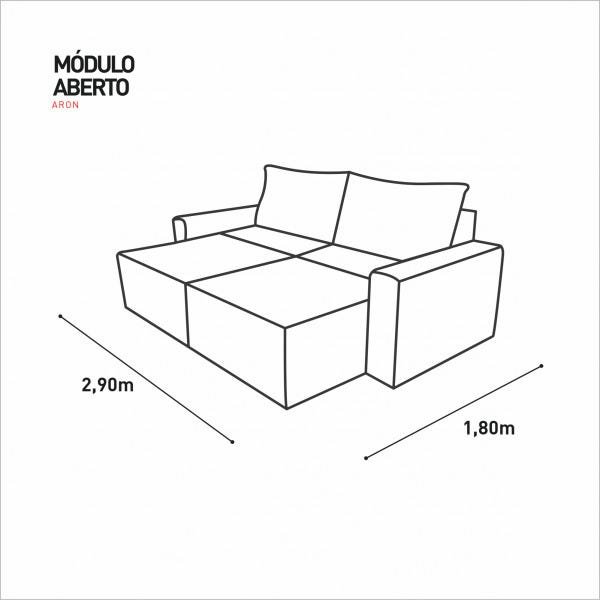 Sofá Retrátil e Reclinável 5 Lugares Sedução Villa Mobi Veludo Tabaco - 6