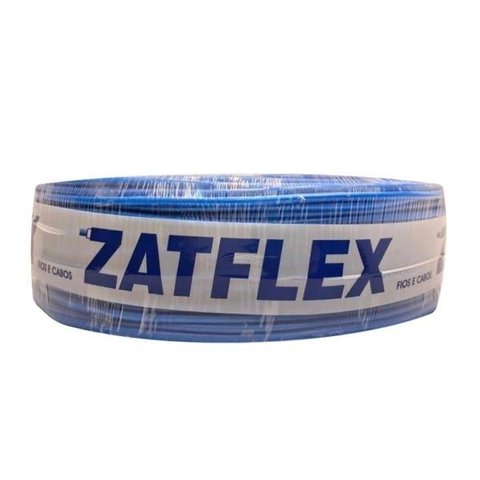 Fio Elétrico Flexível 6,0 Mm - Rolo com 50 Metros - Inmetro:azul