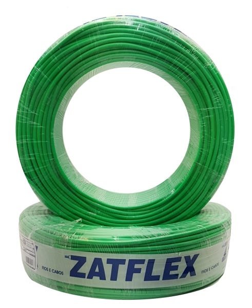 Fio Elétrico Flexível 6,0 mm - Rolo Com 50 metros - Inmetro:Verde - 2