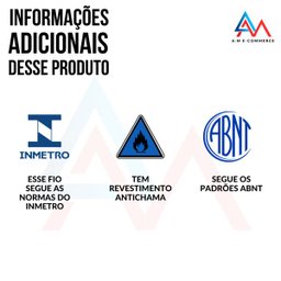 Fio Elétrico Flexível 6,0 mm - Rolo Com 50 metros - Inmetro:Verde - 5
