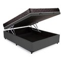 Ver imagem 3 de Cama Box Baú Casal Conforto Sintético Cinza + Colchão Casal Conforto Espuma D33 28x138x188