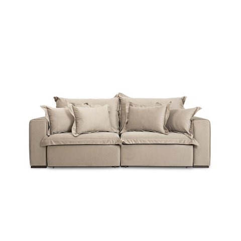 Sofá Montalcino - Veludo Itália Bege