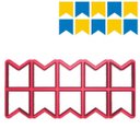 Ver imagem 3 de Kit 10 Cortadores Bandeira Festa Junina São João:1,5cm