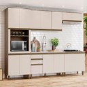 Ver imagem 1 de Cozinha Modulada Évelin 6 Peças Duna Cristal – Henn