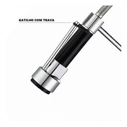 Torneiras de Cozinha Monocomando 50cm com Trava de Acionamento Gourmet Tutto Home Cromada - 8