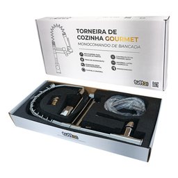 Torneiras de Cozinha Monocomando 50cm com Trava de Acionamento Gourmet Tutto Home Cromada - 3