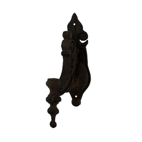 Suporte Lampião Sitio Fazenda Ferro Fundido Grande 27x45cm