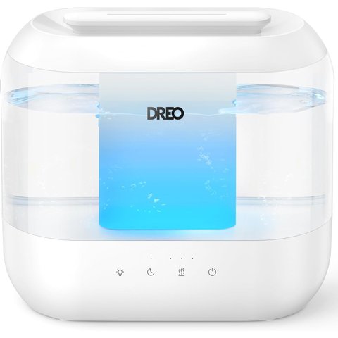 Dreo Umidificador para Quarto, 3 em 1 Silencioso com Difusor