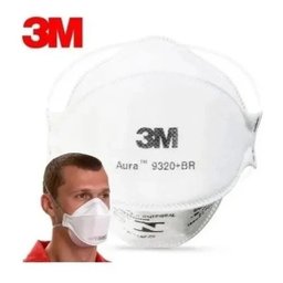 Máscara 3M Aura 9320+Br Pff2 N95 Respirador sem Válvula 1 Unidade - 1